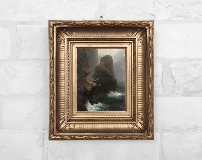 No. 80 - A Coastal Rock Stack with Gulls by James H. C. Millar c.1907