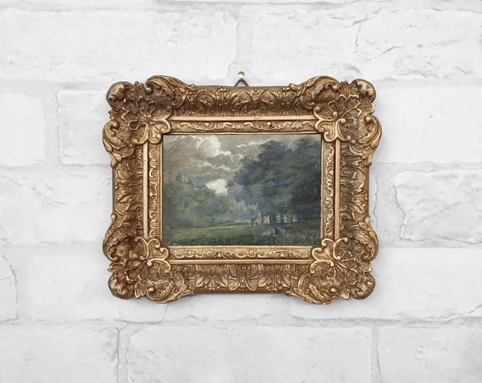 No. 2 - Shepherds with Flock in Wooded Landscape Print