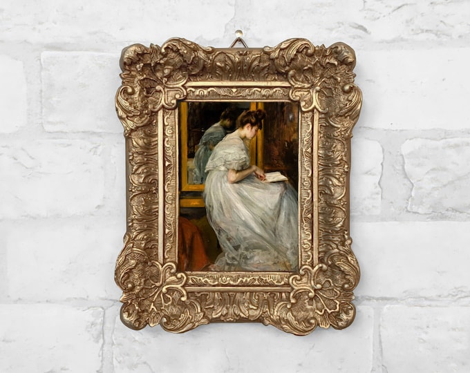 No. 126 - Woman Reading in Front of a Mirror by Jacques-Émile Blanche c.1890