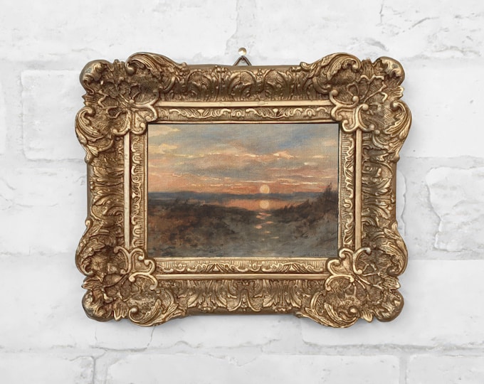 No 1 Landscape at Sunset by by Maria Bilders-van Bosse c. 1880