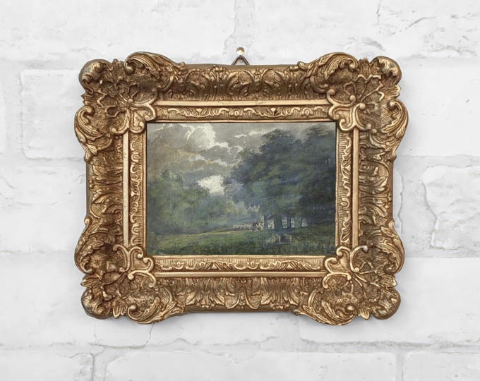 No. 2 Shepherds with Flock in Wooded Landscape by Jacob van Liender