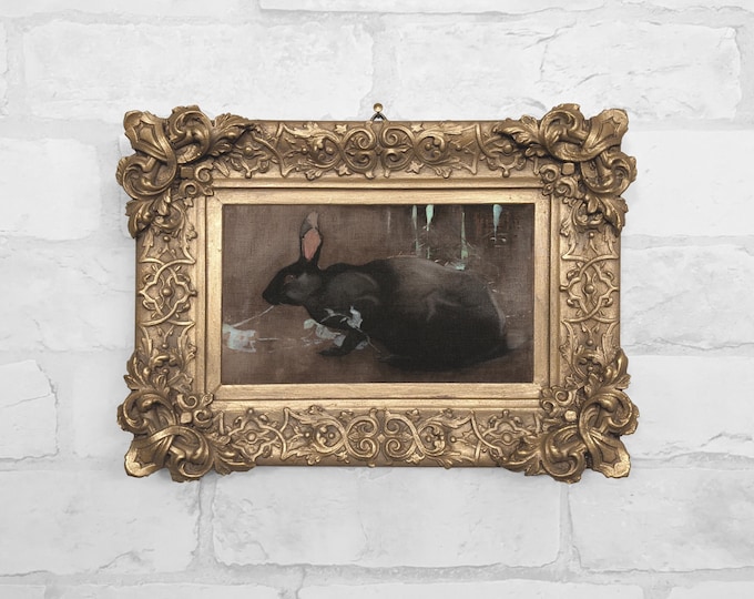 No. 58 - A Black Rabbit by Joseph Crawhall c.1900