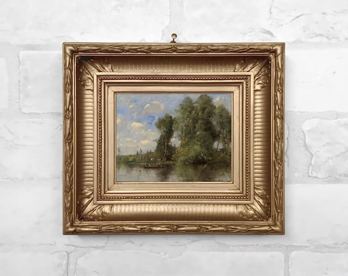 No. 72 - The Ferryman and the Passenger by Paul Désiré Trouillebert c.1885