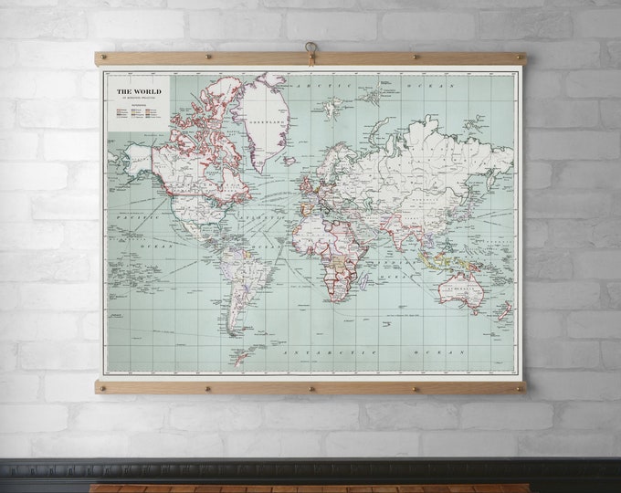 World Map 1915