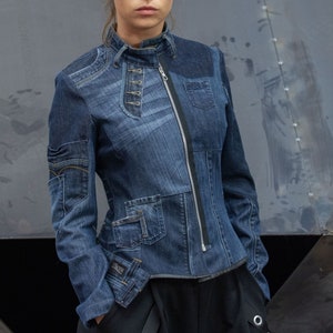 Fitted jean jackets outlet