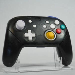 Switch Pro Controller OEM-Trans Black Gamecube Buttons C Stick Mod