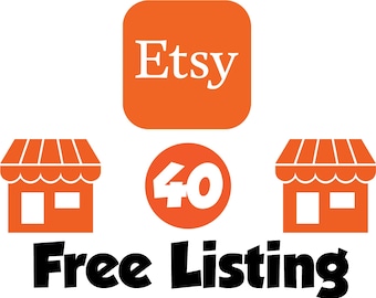 Lien dans la description - Etsy 40 annonces gratuites - 40 annonces gratuites - Annonces gratuites