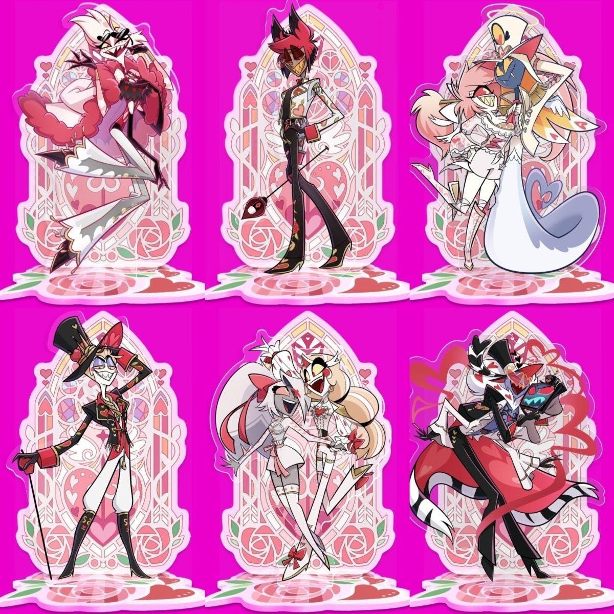 Hazbin hotel angel figure - Etsy España
