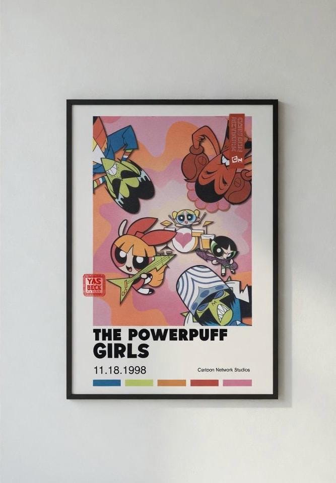 Powerpuff girls poster - Etsy 日本