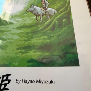 Princess Mononoke Poster – Studio Ghibli Forest Anime Art (Print) image 3
