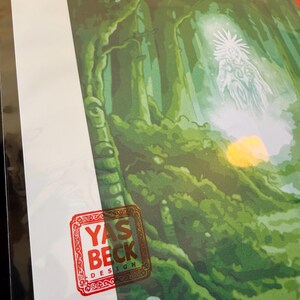 Princess Mononoke Poster – Studio Ghibli Forest Anime Art (Print) image 4