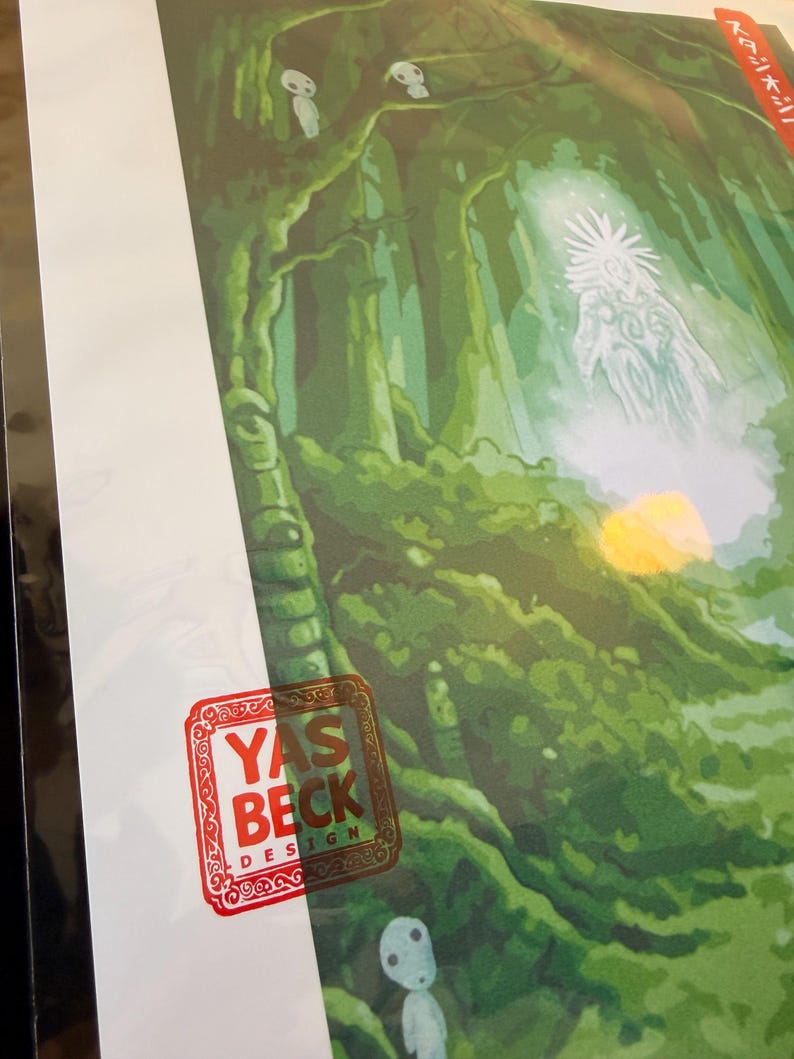 Princess Mononoke Poster – Studio Ghibli Forest Anime Art (Print) image 4