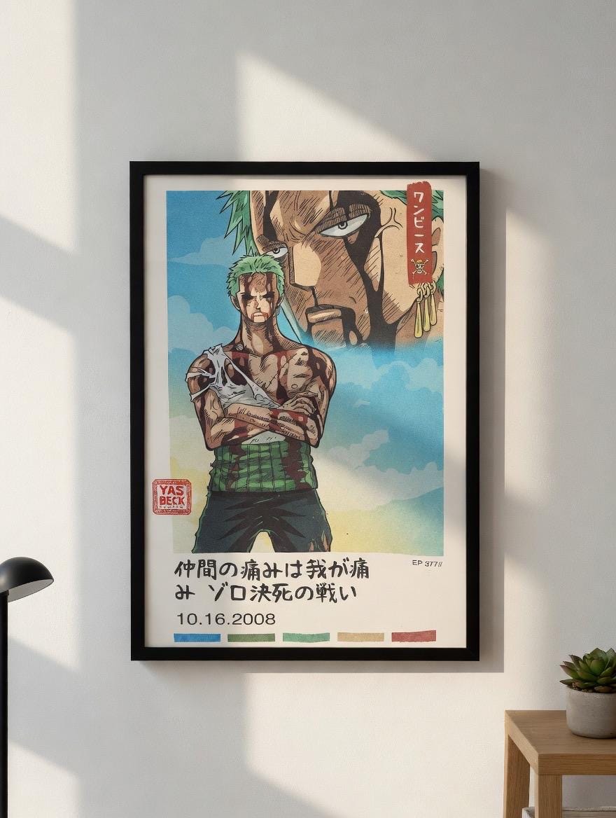 Zoro poster - Etsy 日本