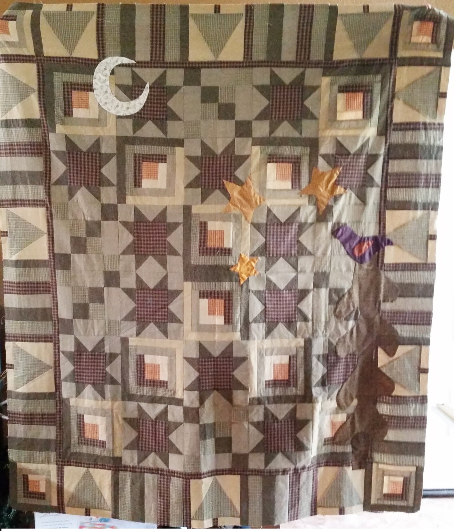 My Cabin Under the Stars Quilt Etsy