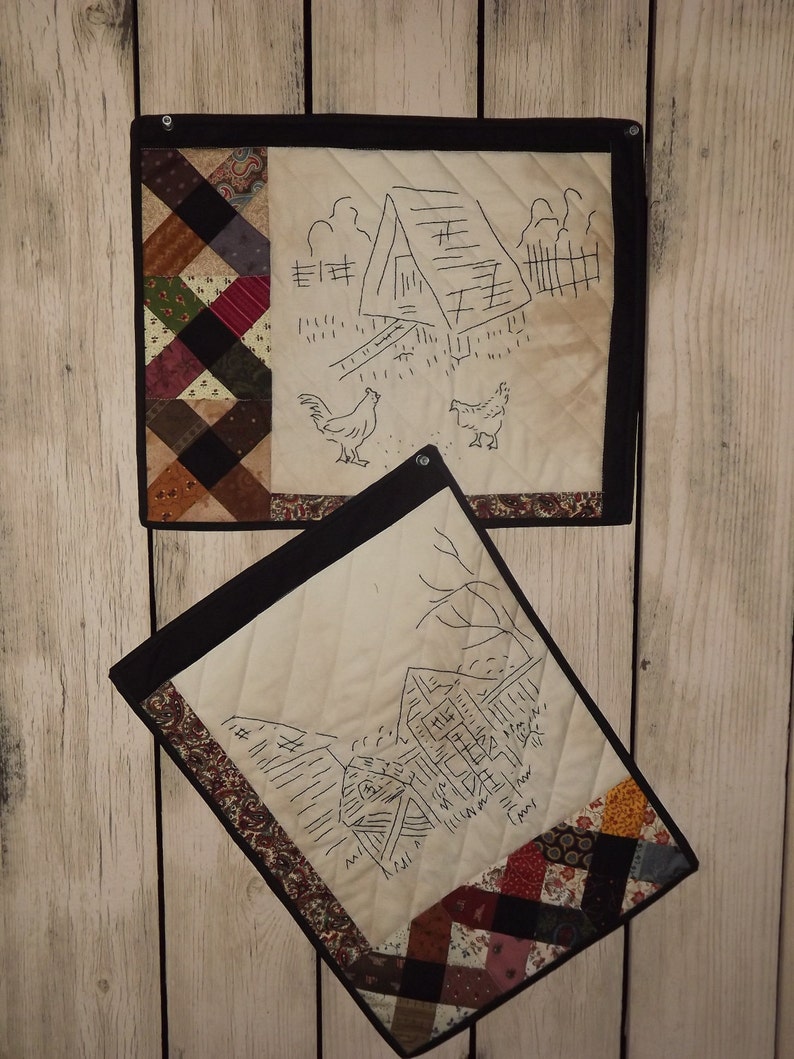 Civil War Stitchery Quilt Patternchicken Coop Series 3 & 4 Etsy