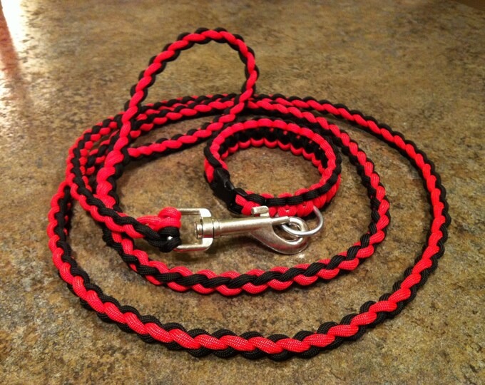 Paracord Dog Leash You Pick the Colors Etsy