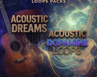 Paket med akustiska gitarrloopar – Emotionellt melodipaket, Trap Soul RnB LoFi (WAV)