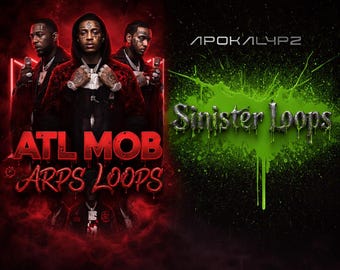 Dark Trap Melody Loops – ATL Arps och Sinister WAV-samples (Royalty Free)