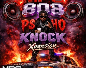 MPC 808 Psycho Knock Expansion – Trap Sub Bass Samples (Digital Nedladdning)