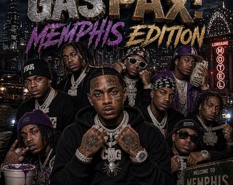 Gas Pax – Memphis Edition Drum Kits & Instrument One Shot Kit Trap Producer Pack  (Digital Download)