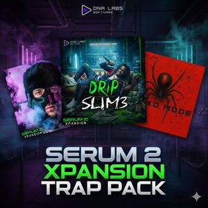 Serum 2 Trap Preset Pack – 3 Banks, 232 Presets (Digital Download) w/ Bonus Skin