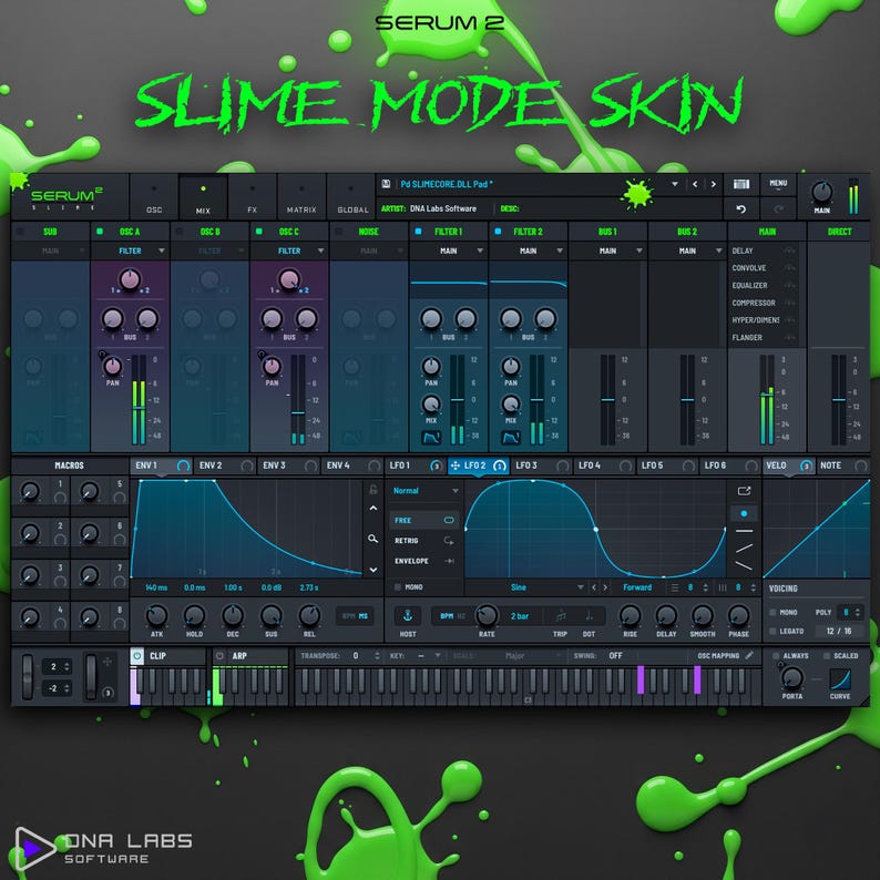 Serum 2 Trap Preset Pack – 3 Banks, 232 Presets (Digital Download) w/ Bonus Skin image 5