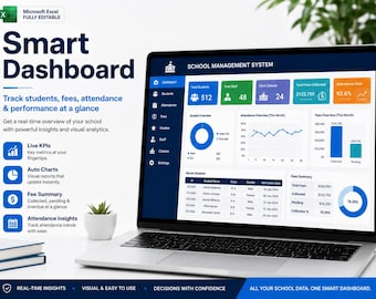 School Management System | Google Sheets & Excel Template