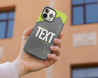 Funda personalizada para iPhone con foto, funda protectora de doble capa, compatible con MagSafe (iPhone 14-17)