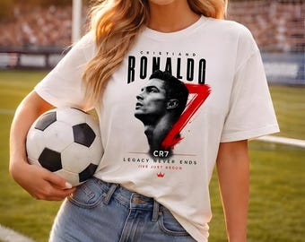 Camiseta personalizada CR7 Ronaldo Dream Fan – Copa Mundial de la FIFA 2026 / Regalo de fútbol personalizado para ella y para él (EE. UU.)