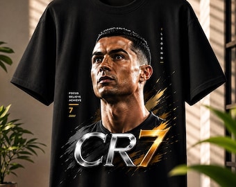 Camiseta de aficionado de Cristiano Ronaldo para el Mundial de la FIFA 2026 – Camiseta de fútbol personalizada CR7