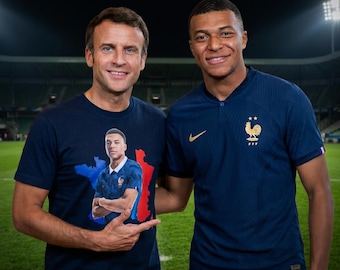 Camiseta de Kylian Mbappé de Francia / Camiseta para aficionados del Mundial de la FIFA 2026 / Regalo de fútbol / Camiseta de fútbol / Camiseta personalizada de Mbappé
