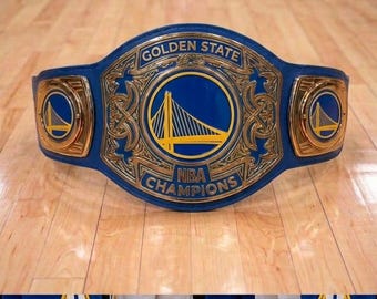Custom Championship Belt – 2mm Brass, Leather, Personalized NBA NFL NHL Trophy