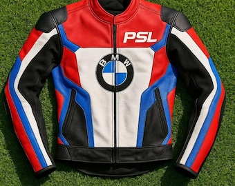 Custom Motorcycle Jacket Men's: Biker Motorbike Leather Racing Jacket Men