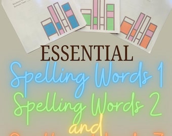 Essentiële spellingwoorden 1, 2 en 3: studentenpakket