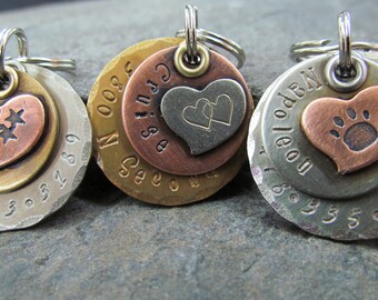 custom pet id tag dog tag dog collar tag pet accessories etsy