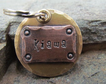 Personalized dog tags - Dog tag personalized - dog tag ID - Halter / Bridle Tag - Pet ID Tag/Tags - Pet tag/tags Mixed Metal Dog Tag