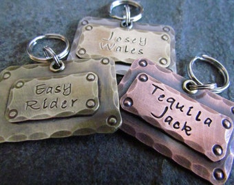 Dog Tag - Pet Tag - Dog ID Tag - Dog Tag For Dogs - Personalized Dog Tag - Engraved Pet Tag - Available in Copper Brass and Nickel