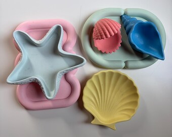 Coastal Collection Jesmonite Jewelry Trays - small