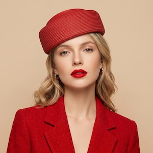 Vintage Summer Tompkins Collection Chocolate Brown Wool Beret Hat Paris Chic Chocolate Brown Beret – Soft Suede Look | French Beret® main image 4