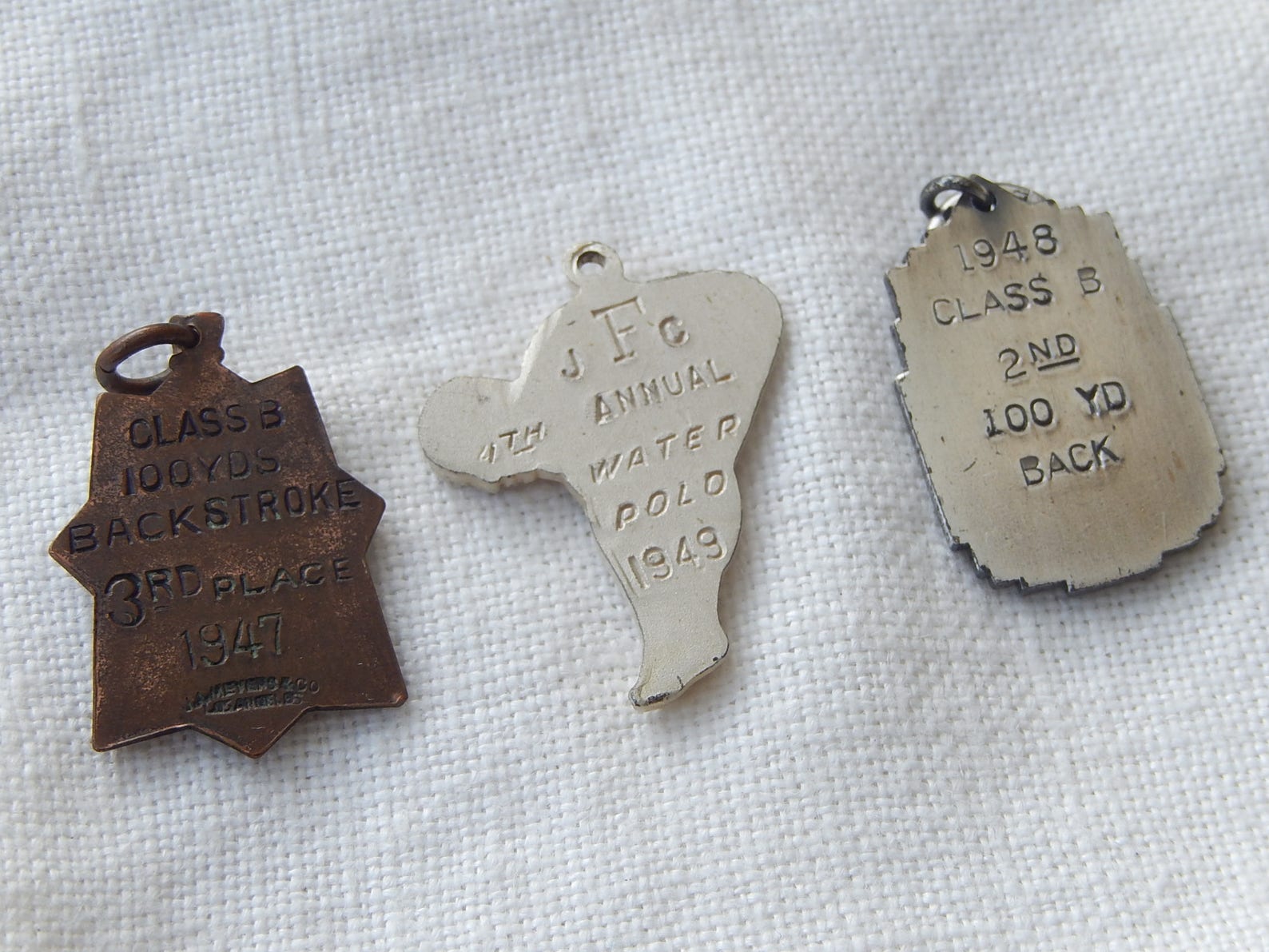 Antique Sports Medals Sports Competition Medals 1940s Etsy