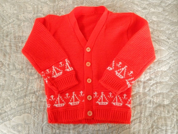 baby boy red sweater