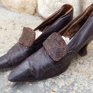 knee length dresses for ladies Ghillie Vintage Lace-Up Shoes (Brown) 8