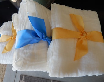 Organic Cheesecloth Fabric - 10 Yards of Cheesecloth - Cheesecloth for Straining/Cheesemaking/Baking/Weddings/Crafts/Photo Props/Projects