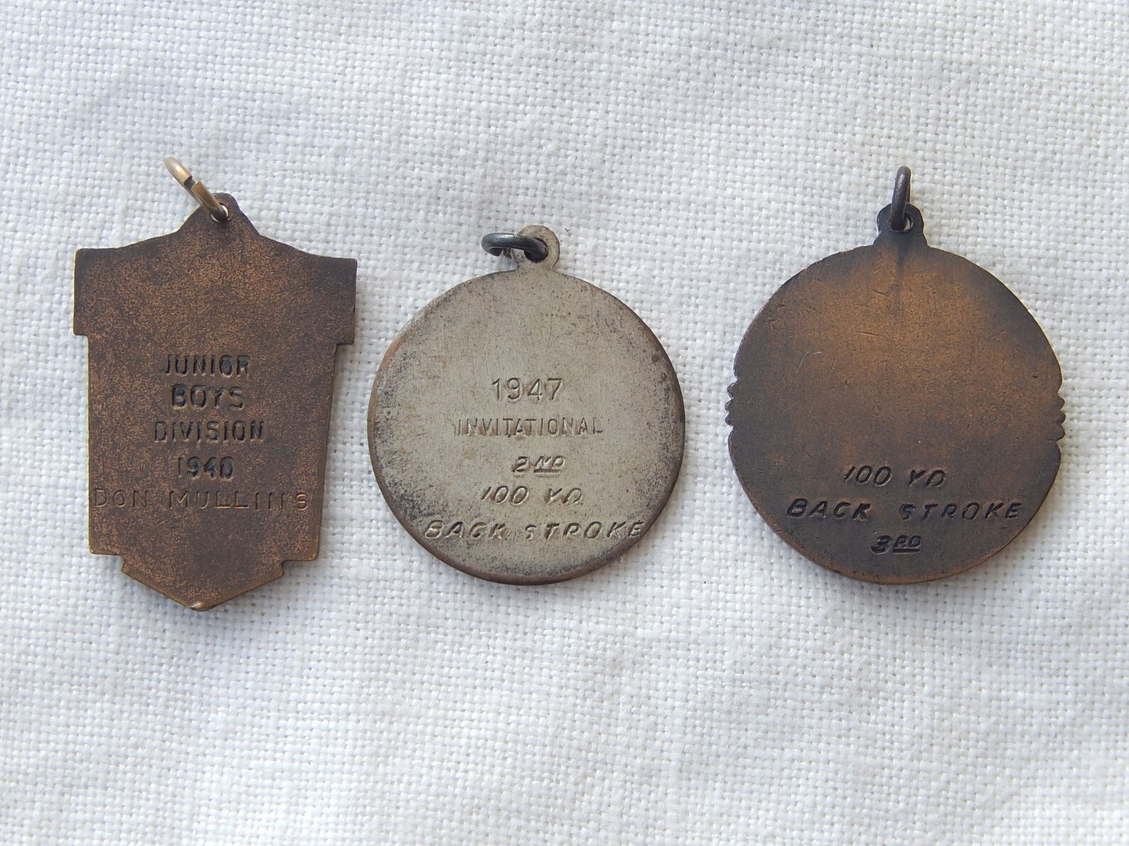 Antique Sports Medals Sports Competition Medals 1940s Etsy