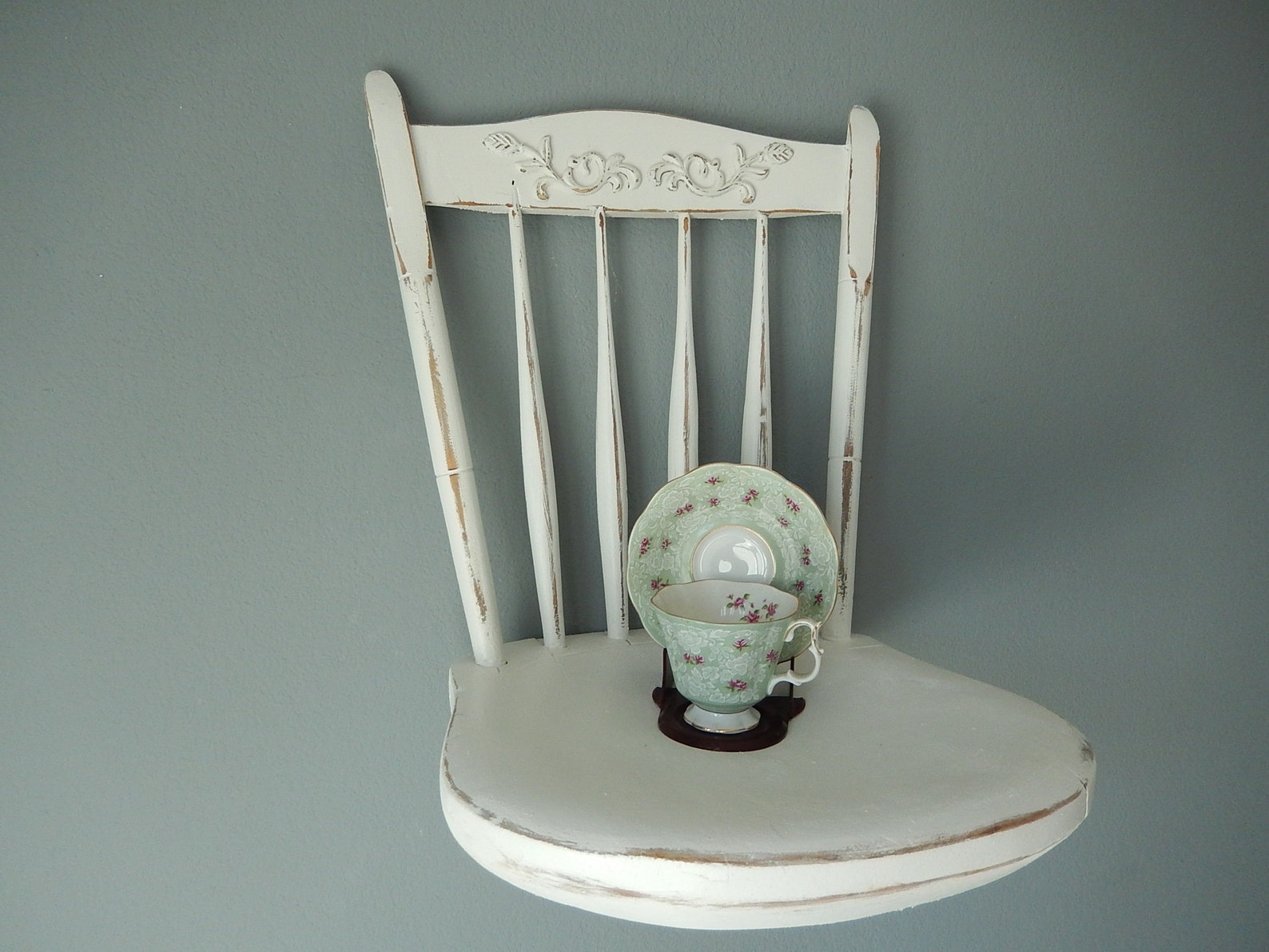 Hanging Wall Shelf Shabby Wall Shelf Chair Back Wall Shelf Etsy