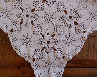 Crocheted Tablecloths To Refashion - Vintage Crochet for Embellishment - Crochet for Projects - Crochet and Lace to Remake