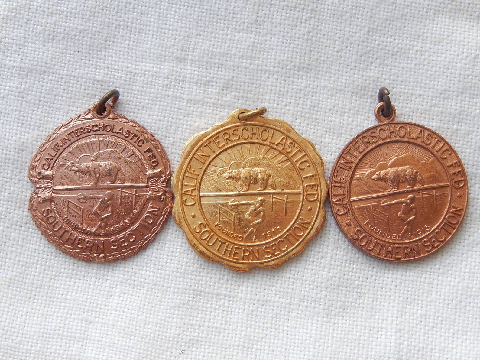 Antique Sports Medals Sports Competition Medals 1940s Etsy