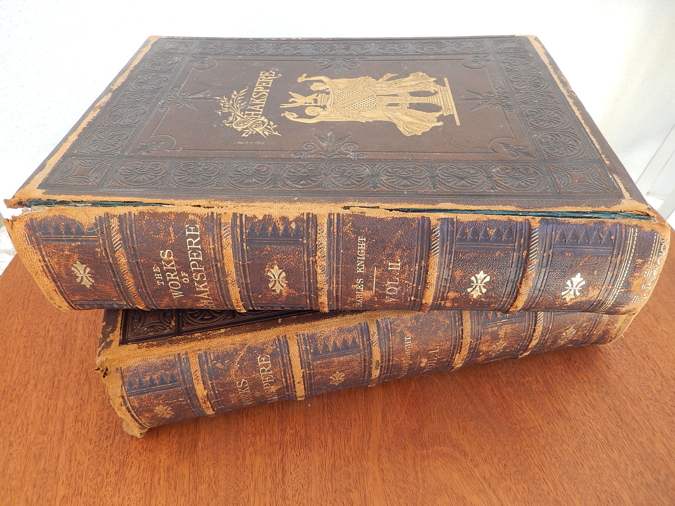 The Works of Shakespere 2 Large Volumes - the Works of