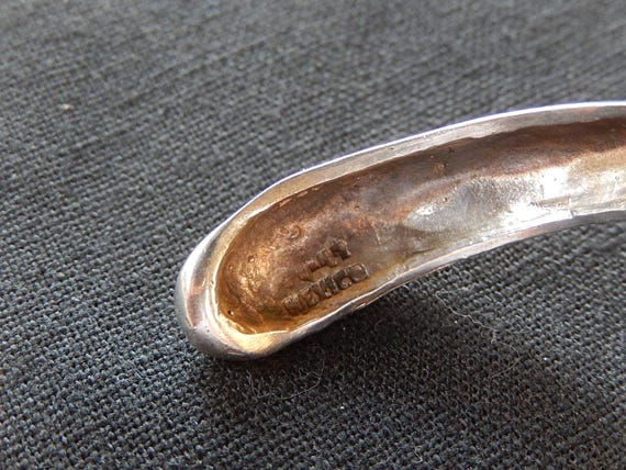 Dolphin Silver Bangle - 925 Silver Cuff - Dolphin… - image 7