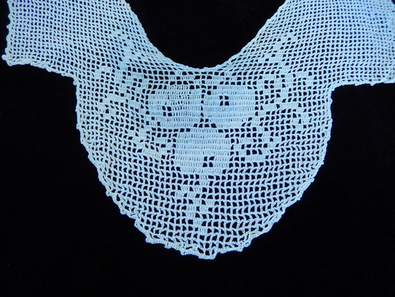 Antique Crocheted Collar - Victorian Ladies Colla… - image 2